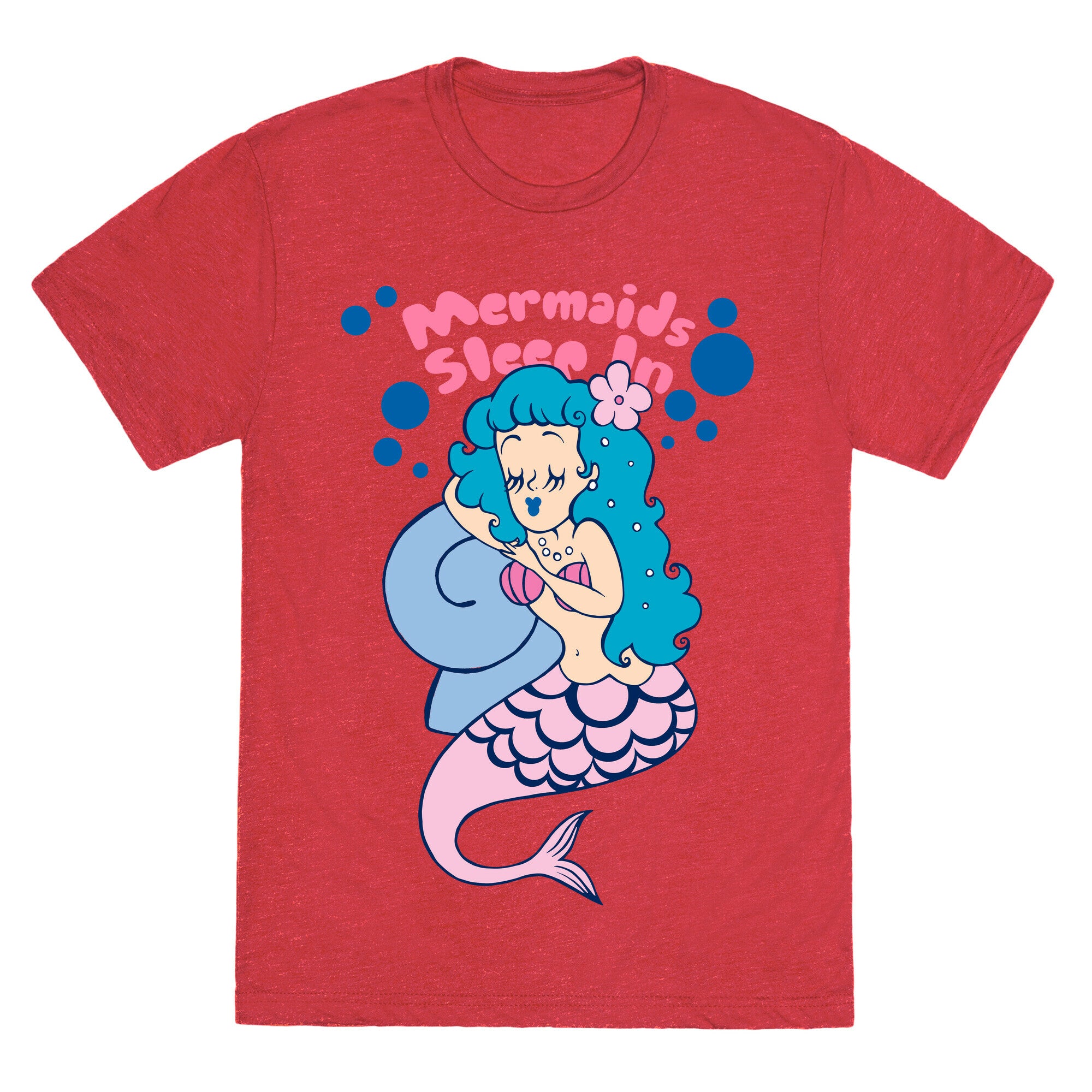 Mermaids Sleep In Unisex Triblend Tee